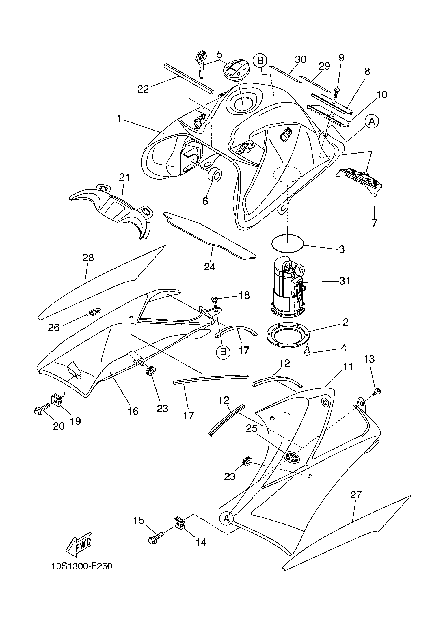 Billede til varegruppe GASOLINE TANK