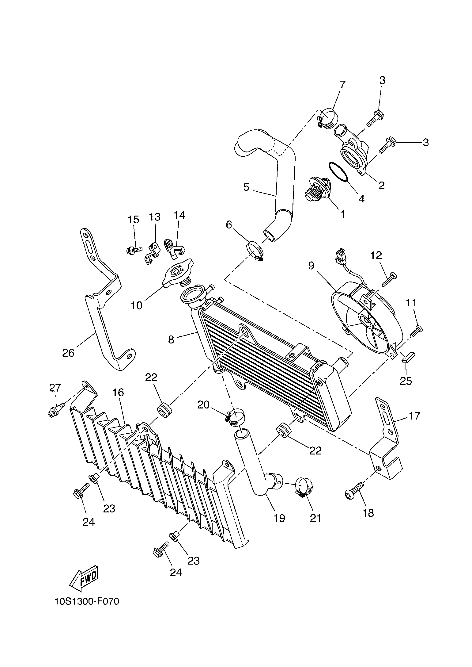 Billede til varegruppe AND THE RADIATOR HOSES