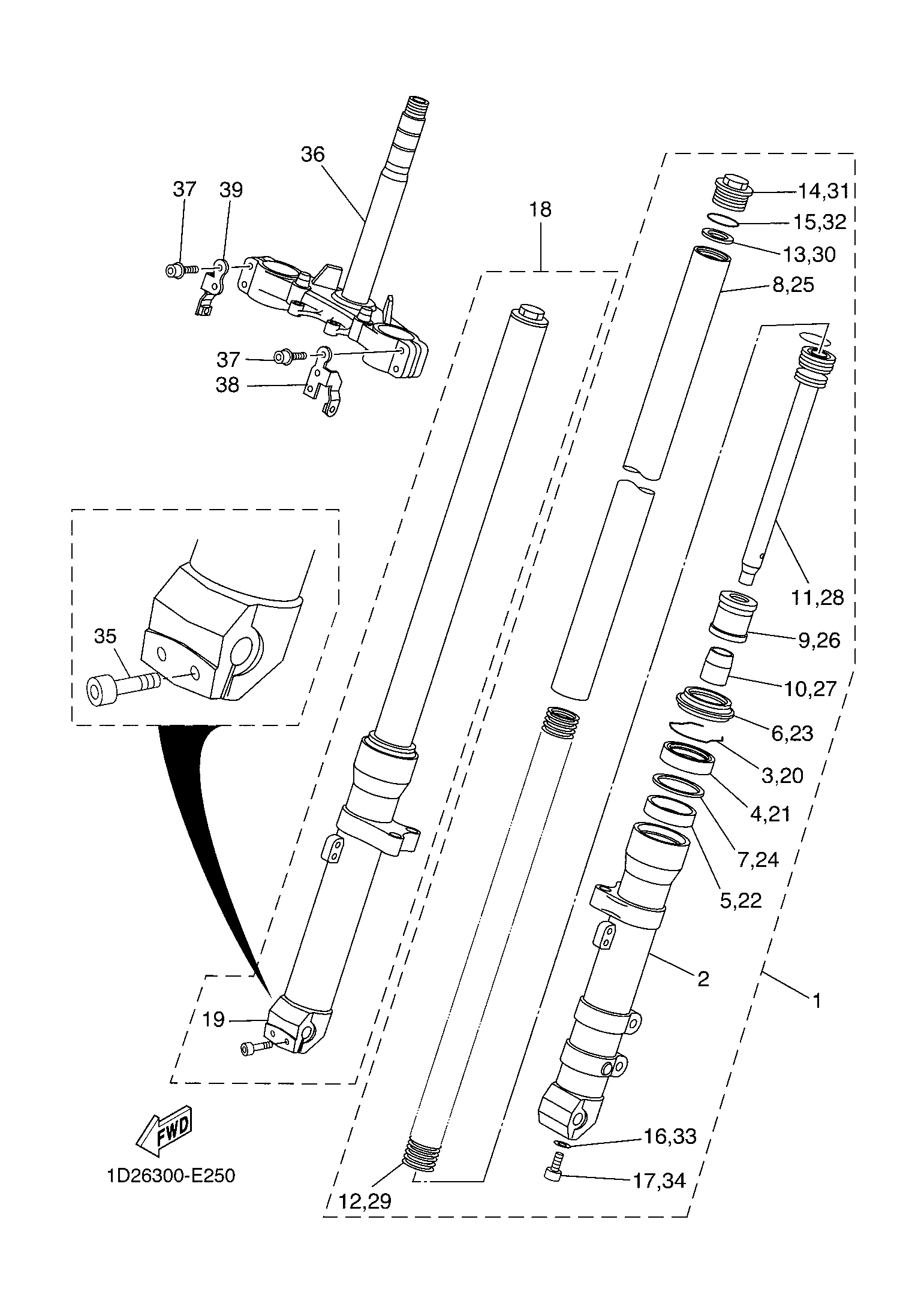 Billede til varegruppe FRONT FORK