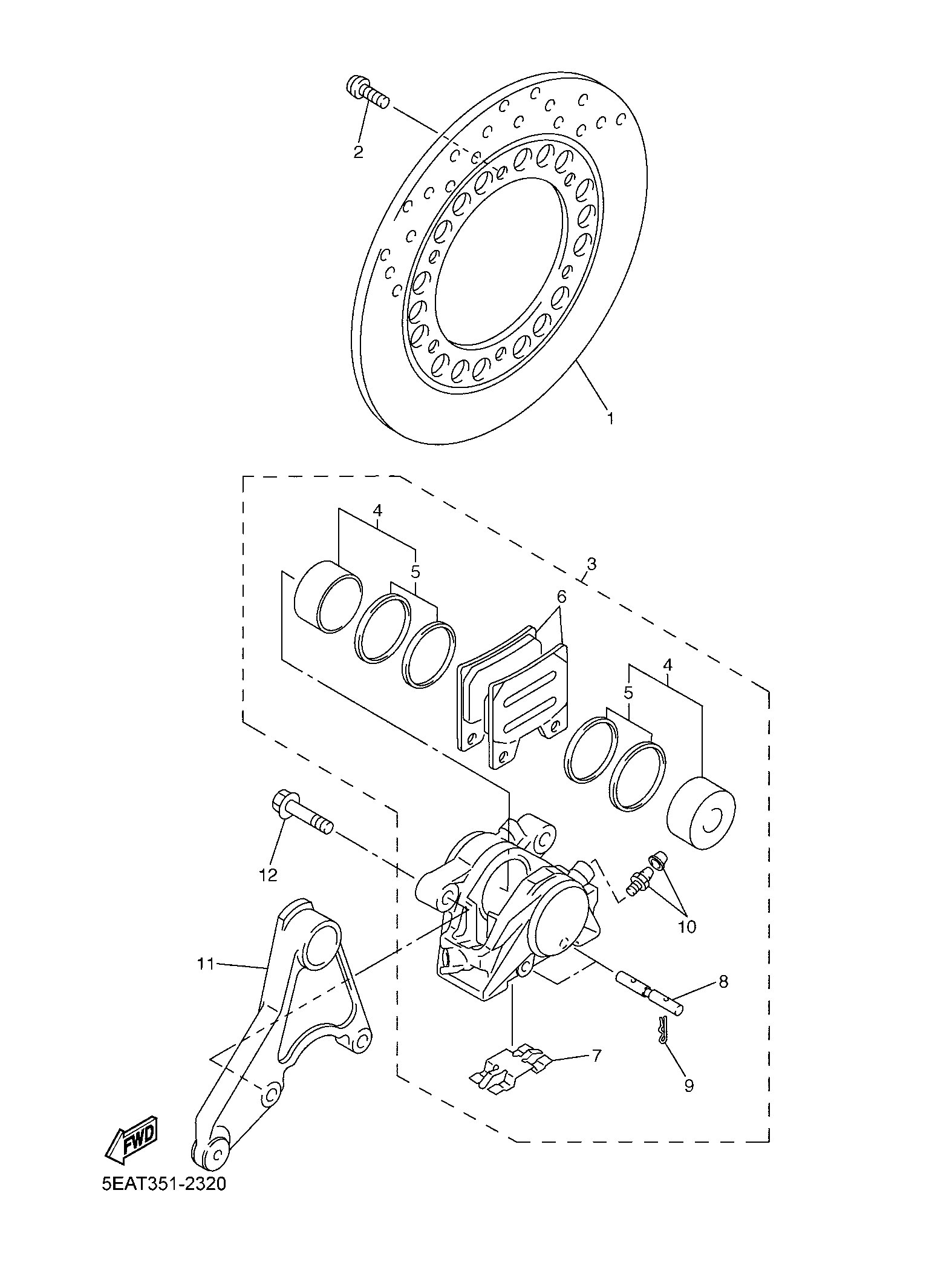 Billede til varegruppe TOMEN REAR BRAKES