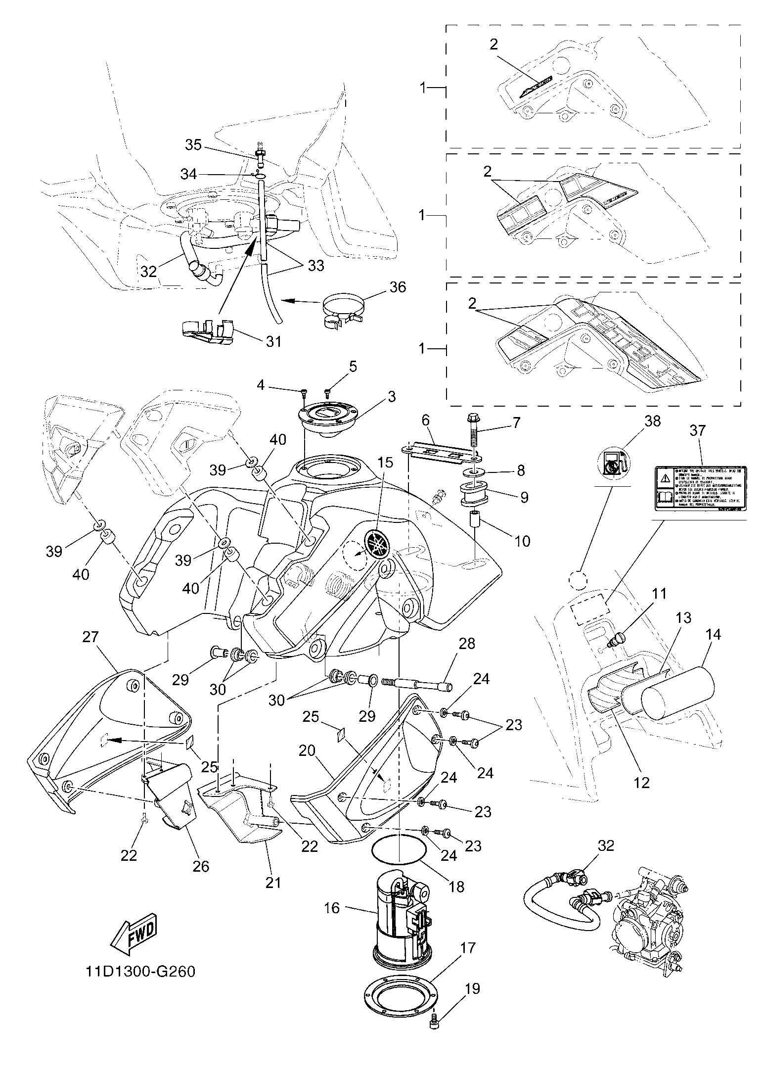 Billede til varegruppe GASOLINE TANK