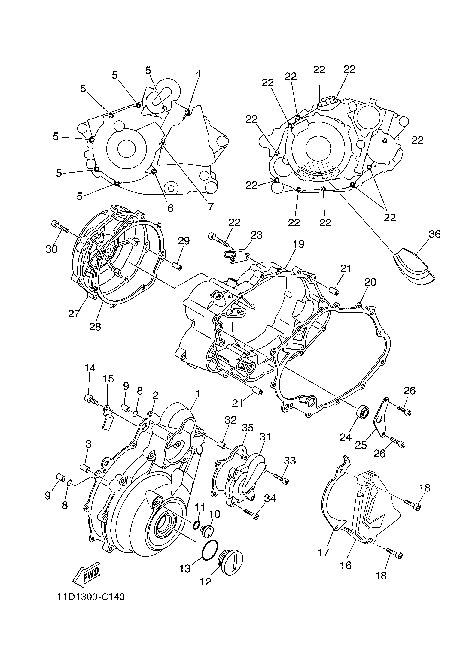 Billede til varegruppe COVER CRANKCASE 1