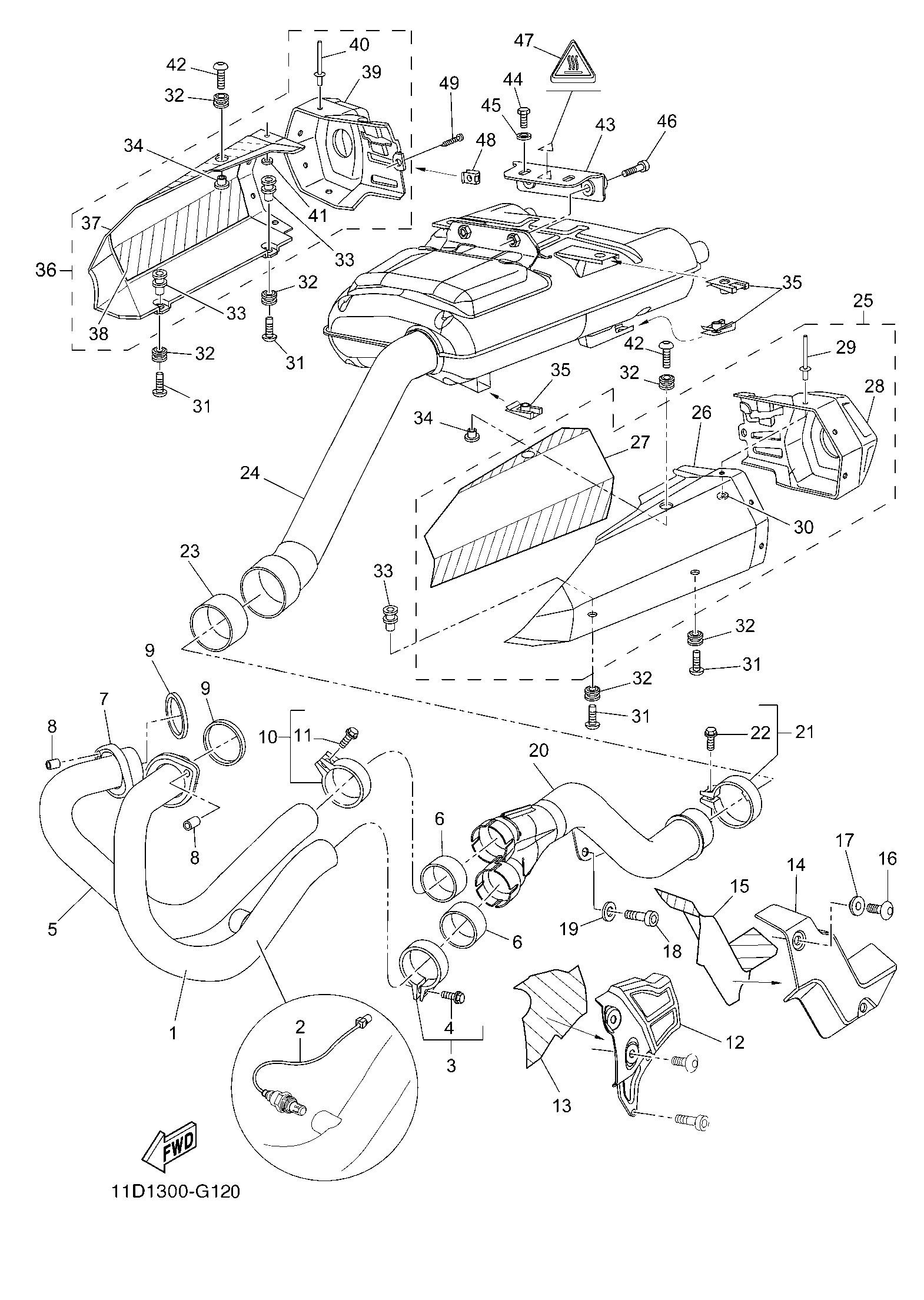 Billede til varegruppe EXHAUST SYSTEM