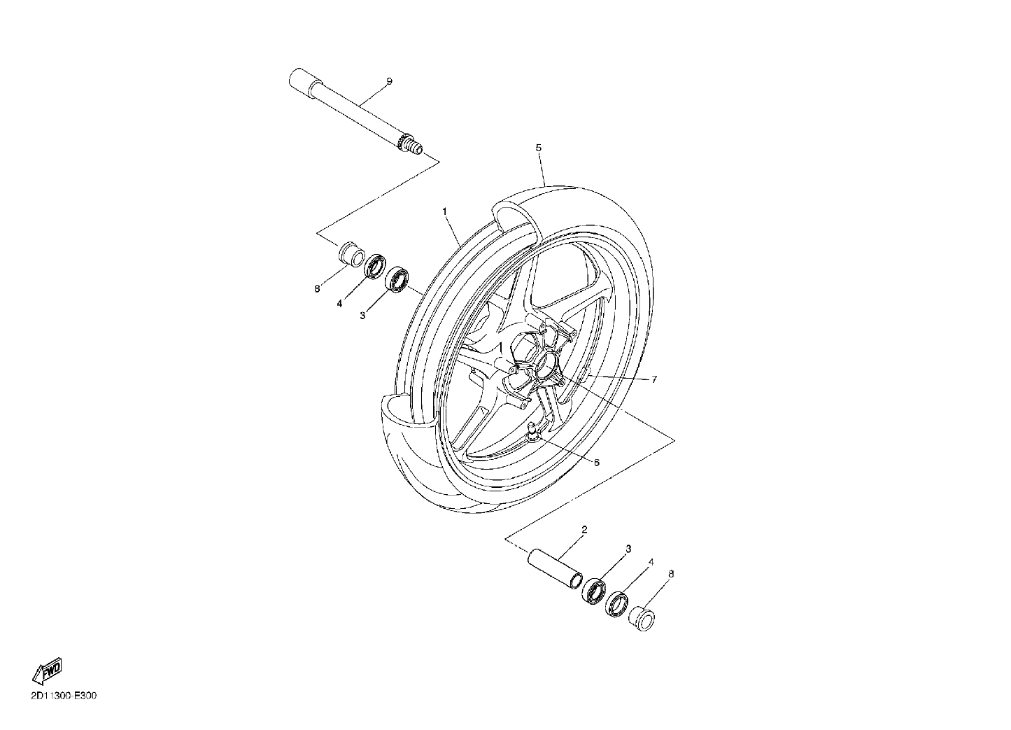 Billede til varegruppe FRONT WHEEL