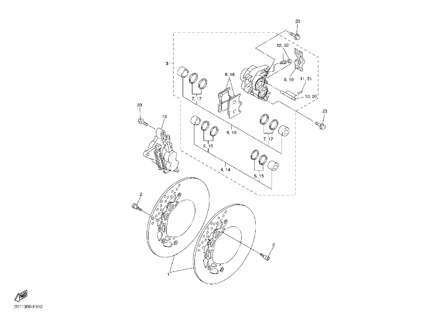 Billede til varegruppe TOMEN FRONT BRAKES