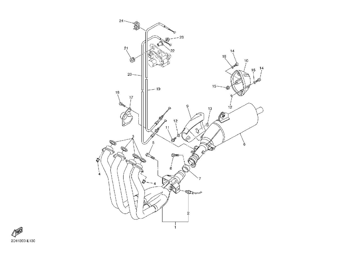 Billede til varegruppe EXHAUST SYSTEM
