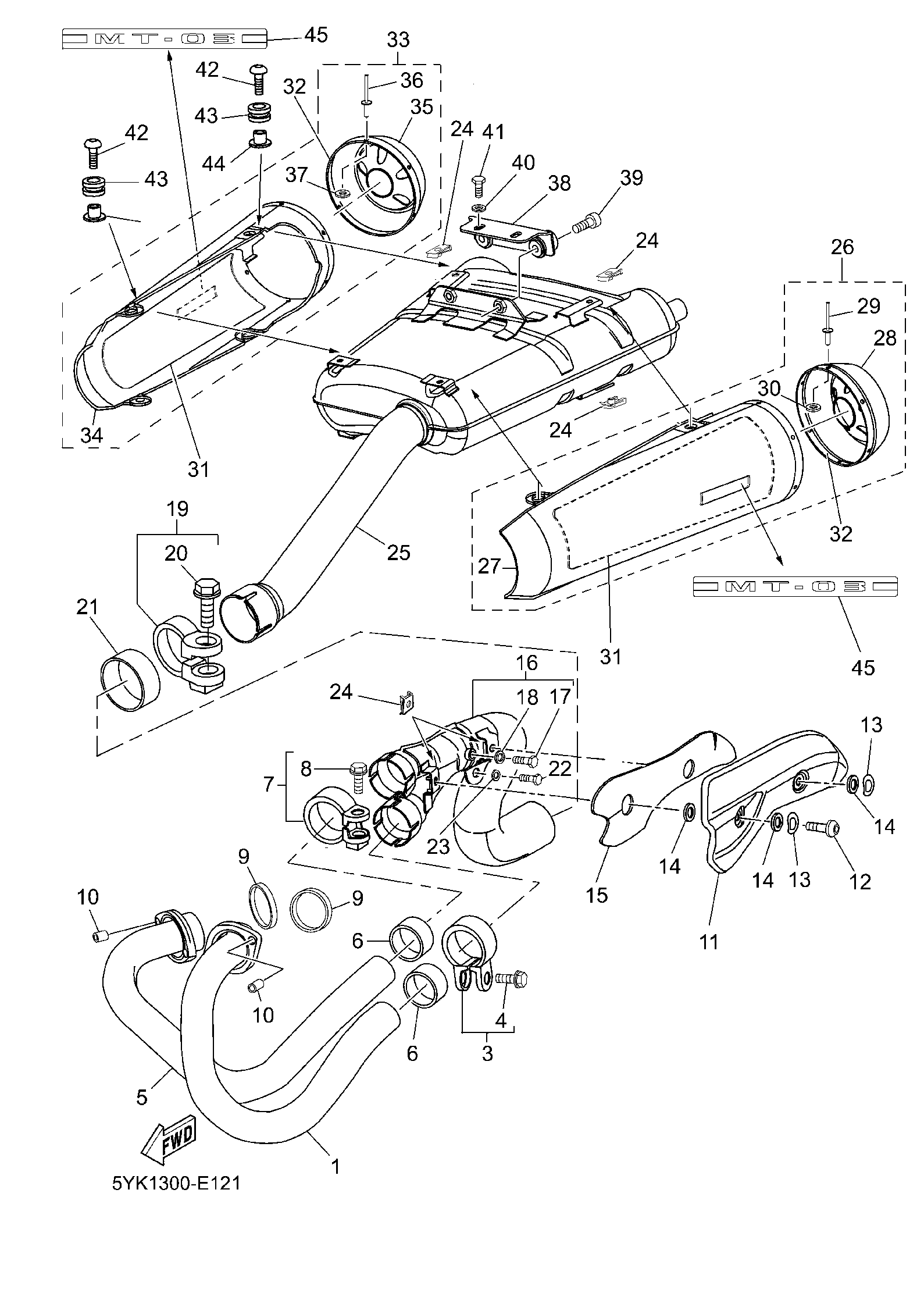 Bild für Kategorie EXHAUST SYSTEM