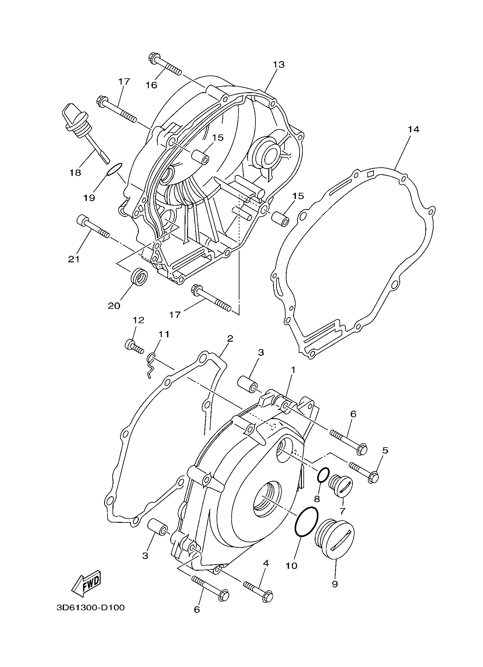 Billede til varegruppe COVER CRANKCASE 1