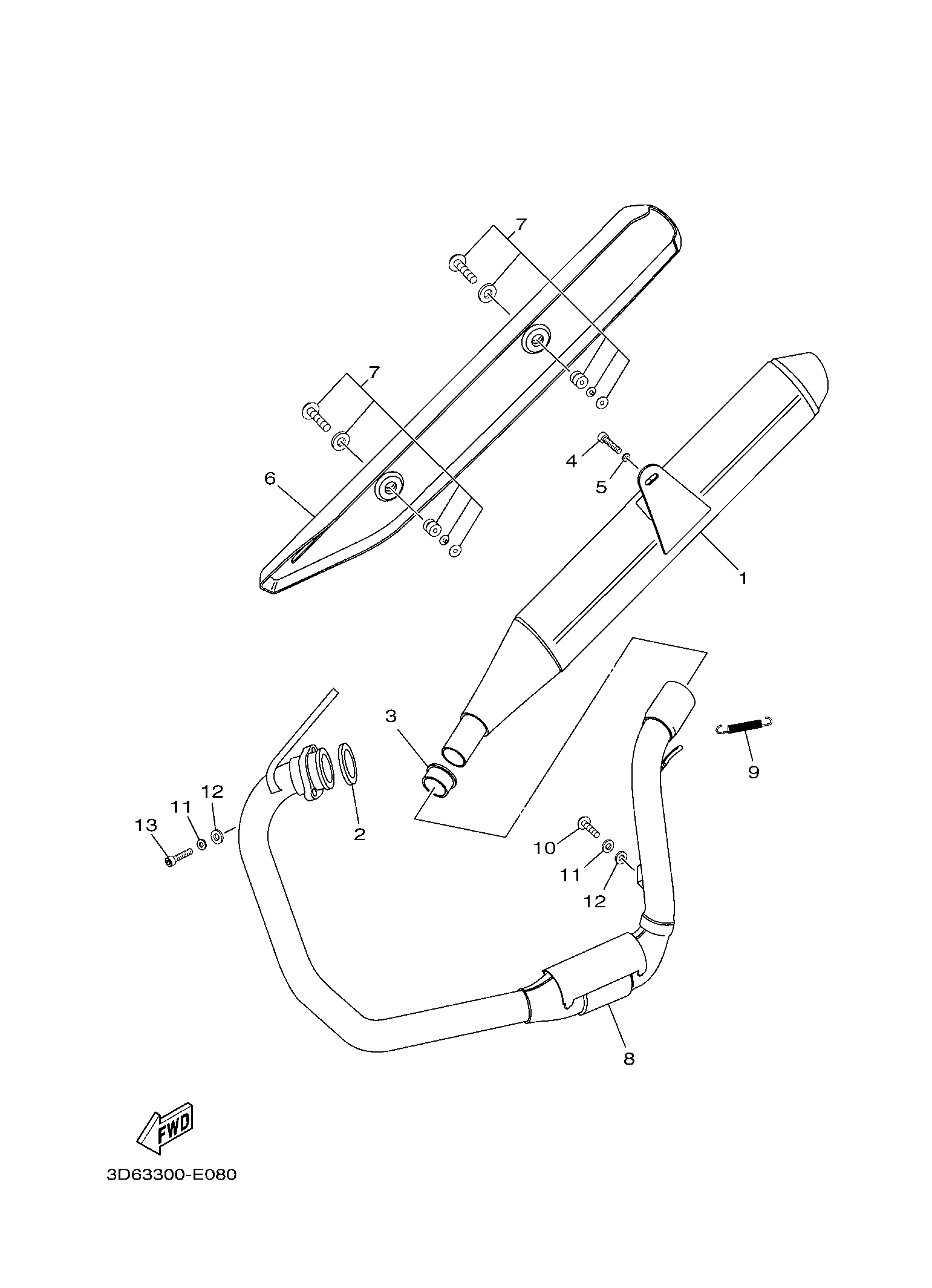 Billede til varegruppe EXHAUST SYSTEM