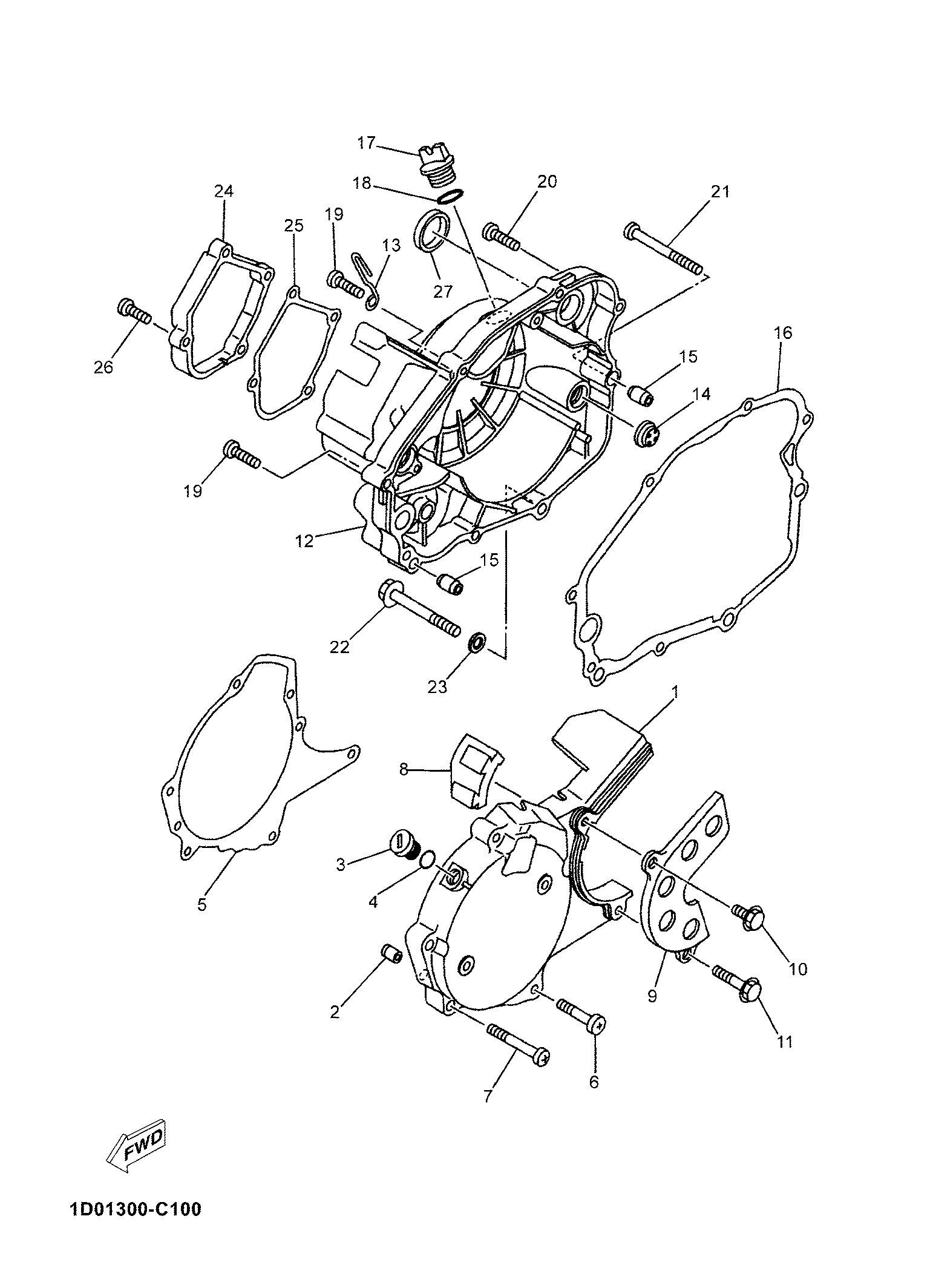 Billede til varegruppe COVER CRANKCASE 1