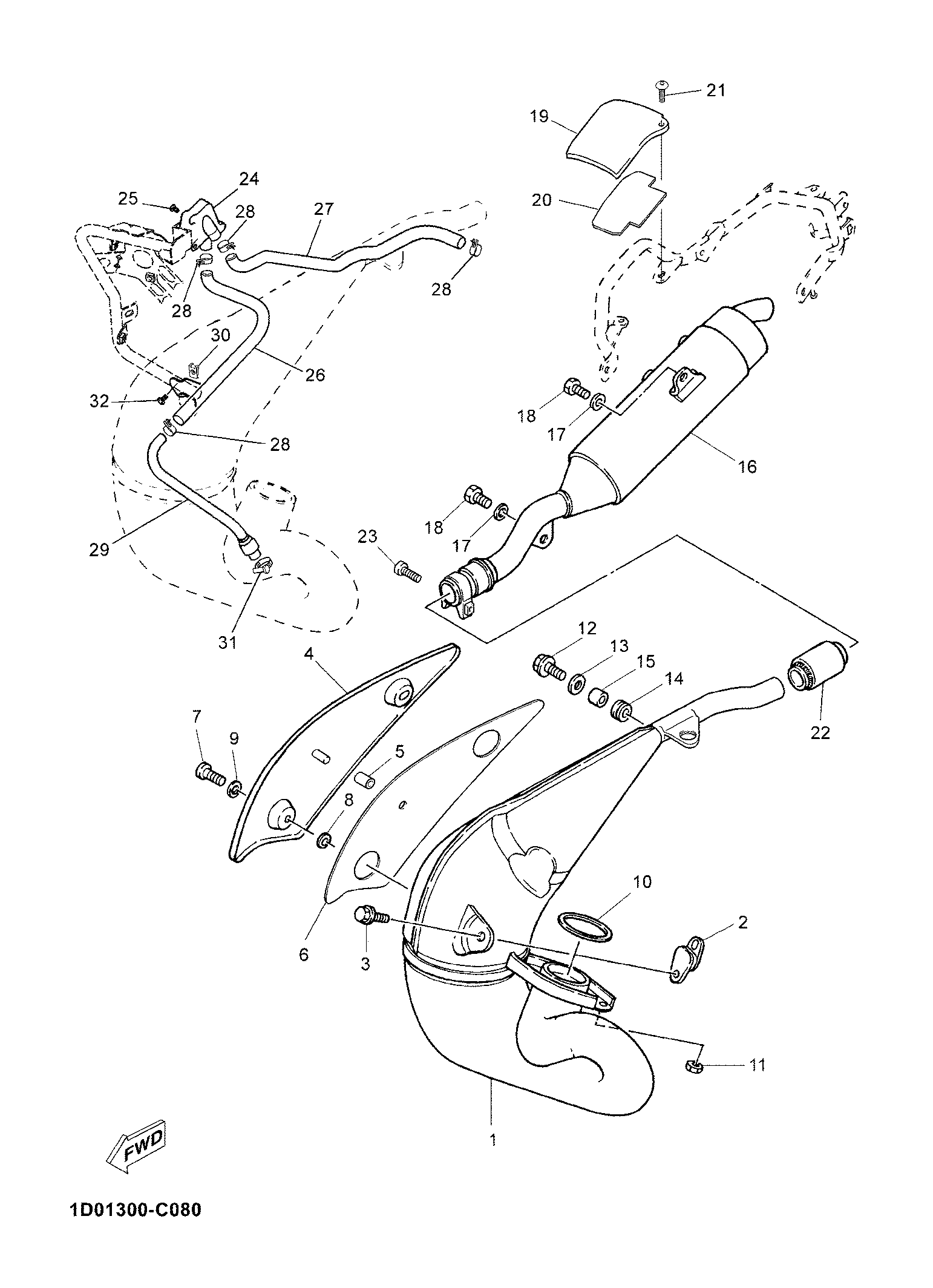 Billede til varegruppe EXHAUST SYSTEM