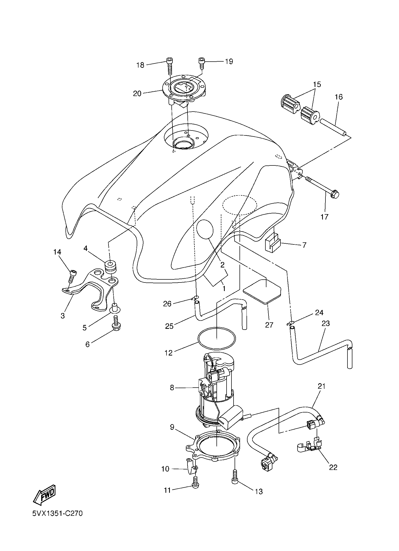 Billede til varegruppe GASOLINE TANK