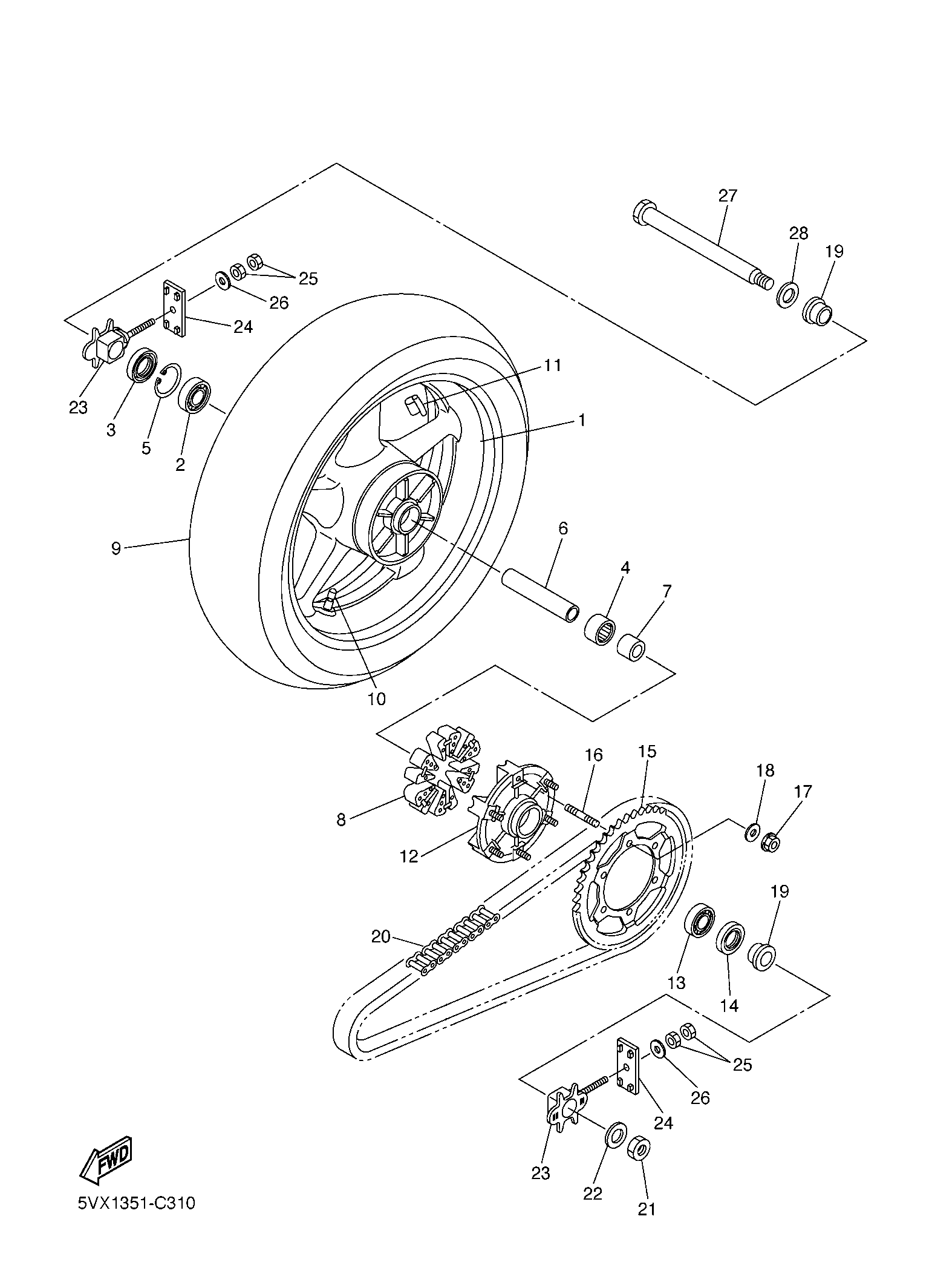 Billede til varegruppe REAR WHEELS