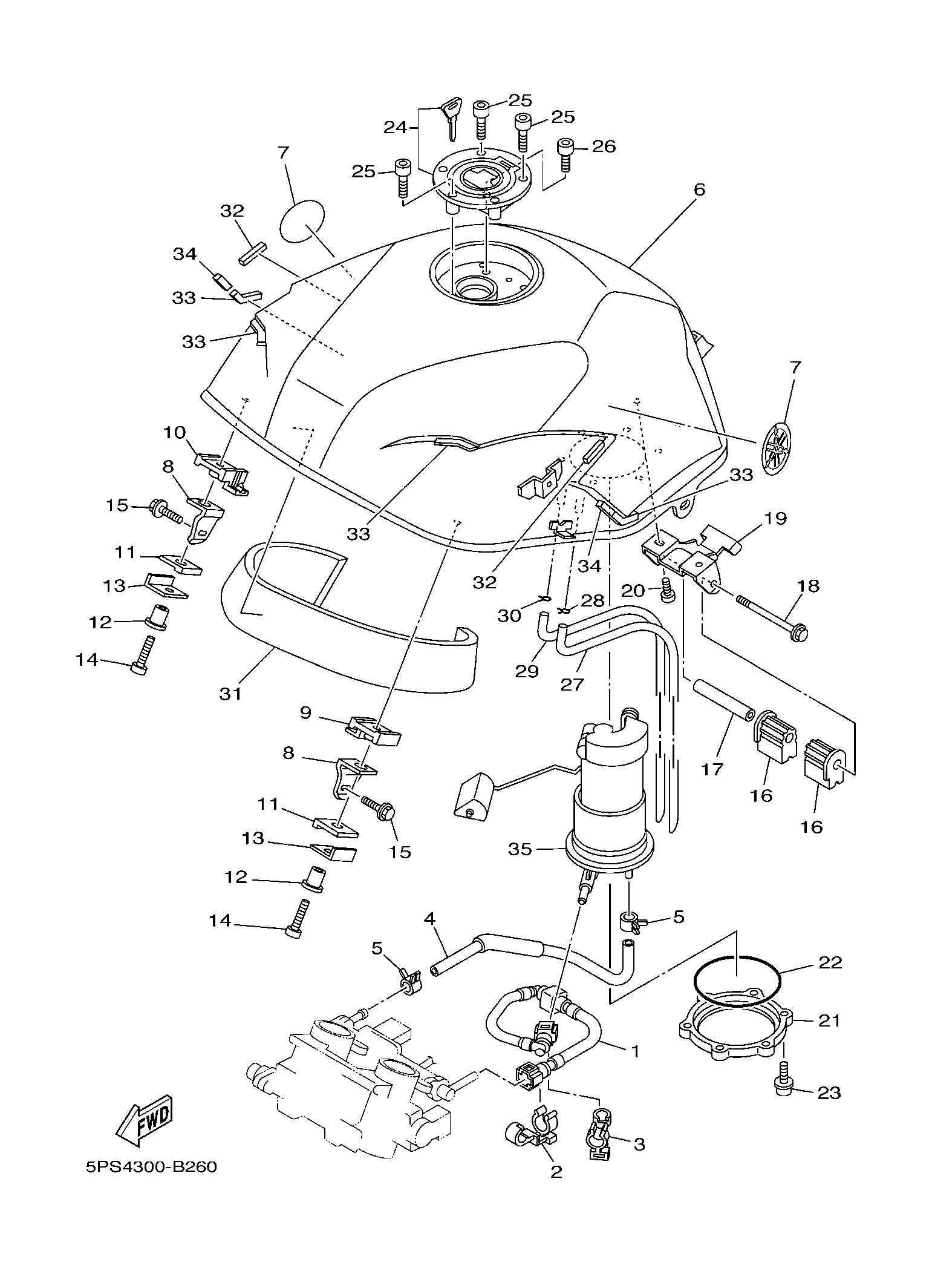 Billede til varegruppe GASOLINE TANK