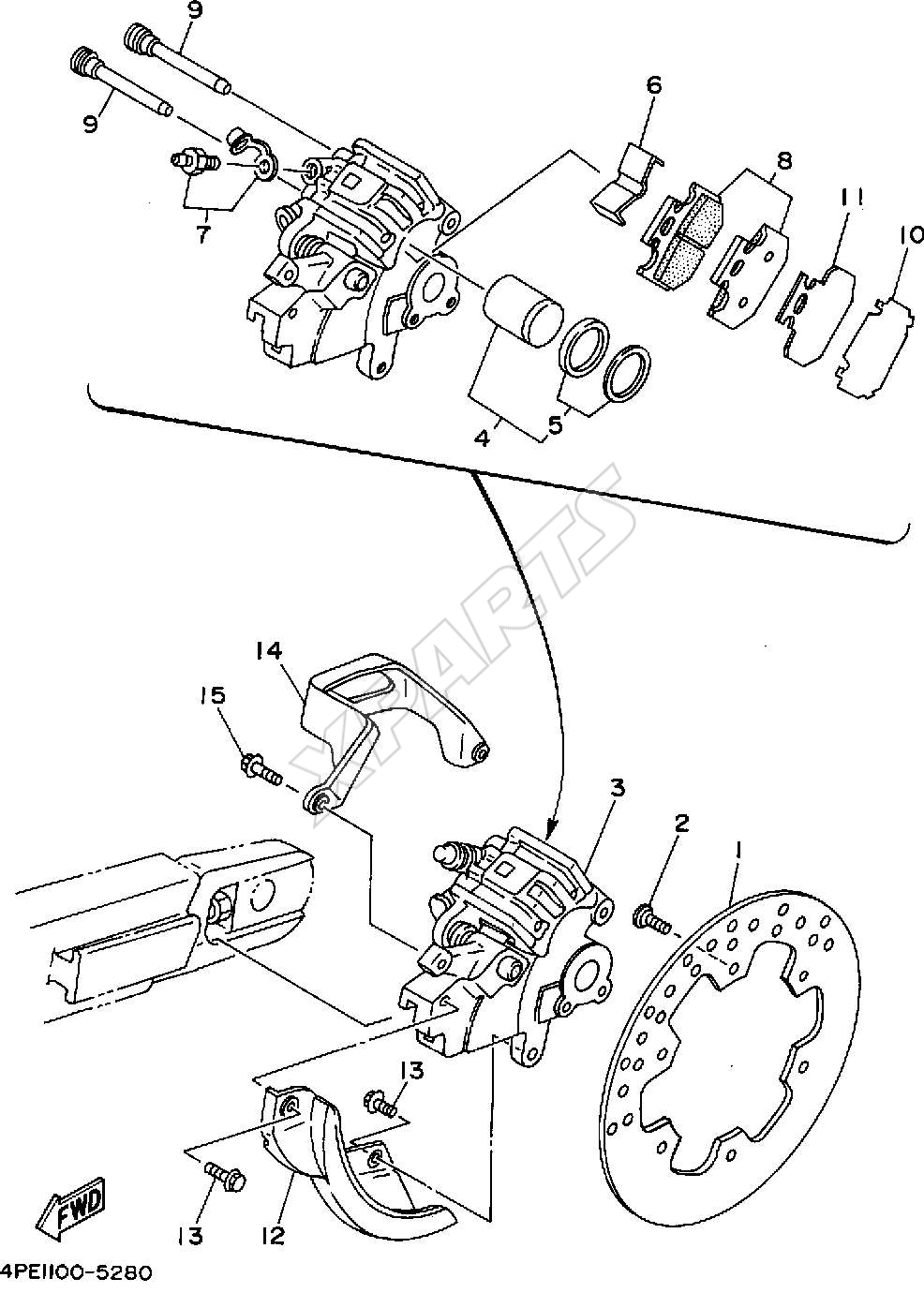 Billede til varegruppe TOMEN REAR BRAKES