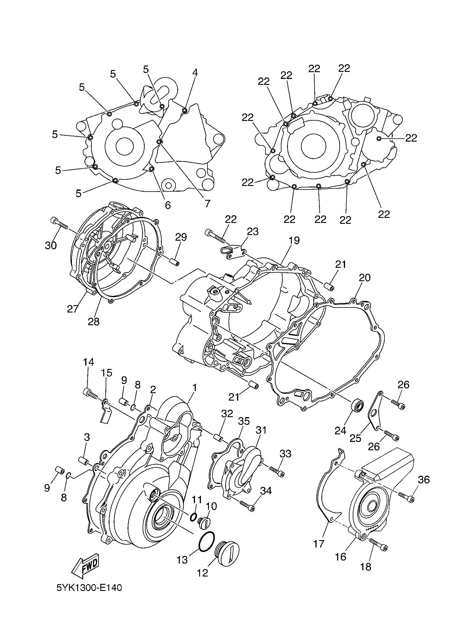 Billede til varegruppe COVER CRANKCASE 1
