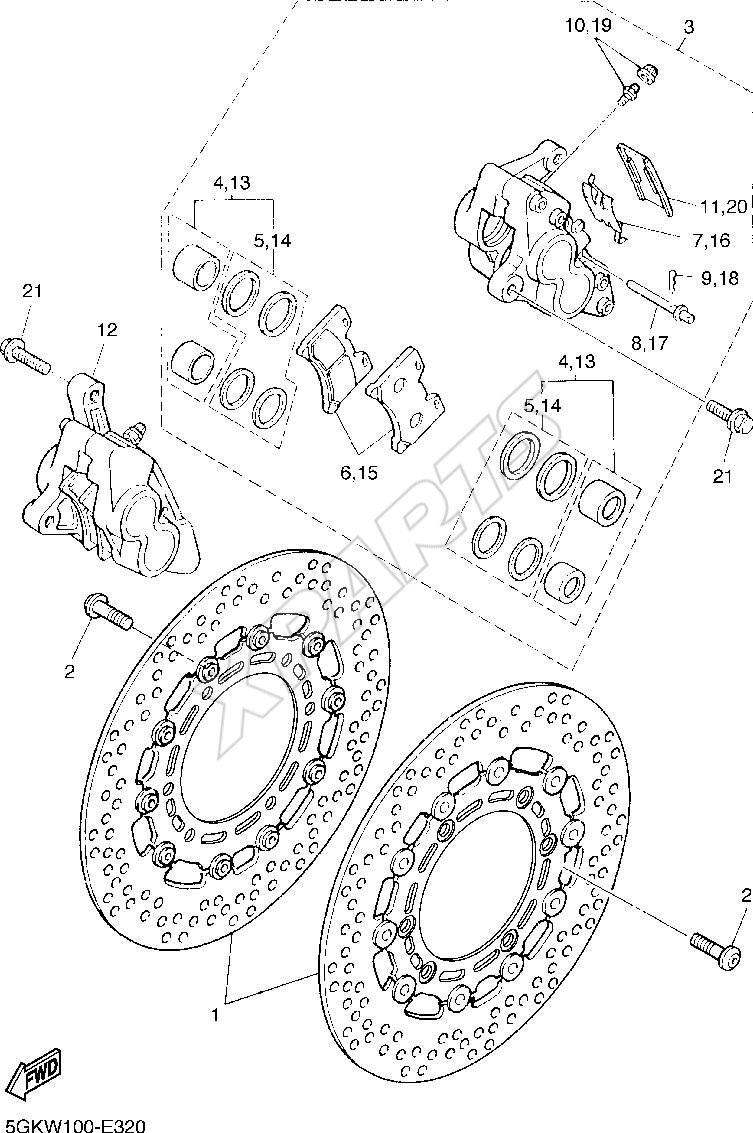 Billede til varegruppe TOMEN FRONT BRAKES