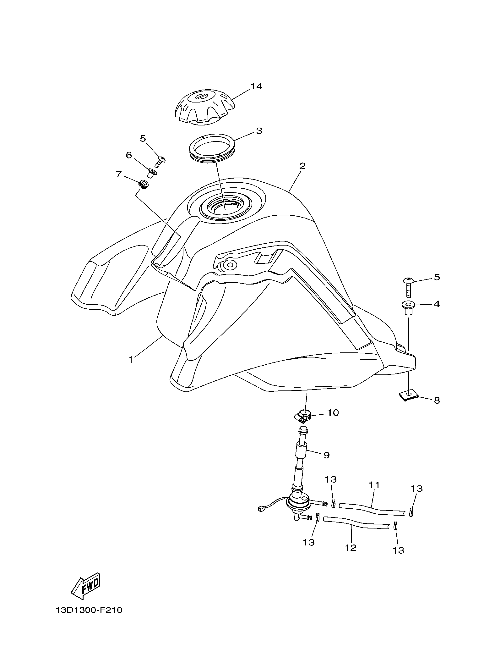 Billede til varegruppe GASOLINE TANK