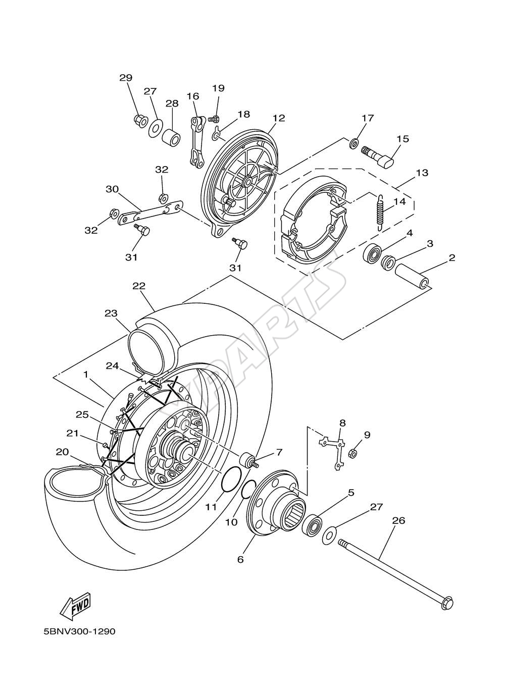 Bild für Kategorie REAR WHEELS