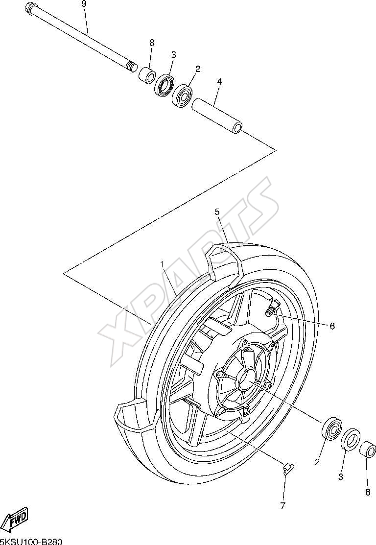 Billede til varegruppe FRONT WHEEL
