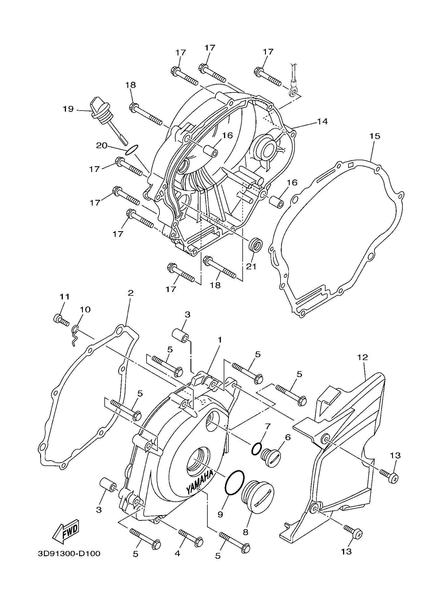 Billede til varegruppe COVER CRANKCASE 1
