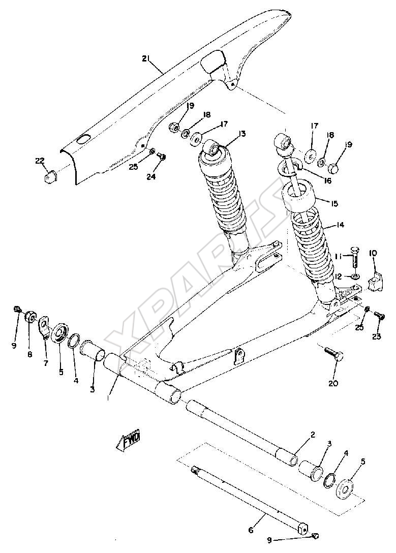 Billede til varegruppe REAR SWINGARM FOR ...