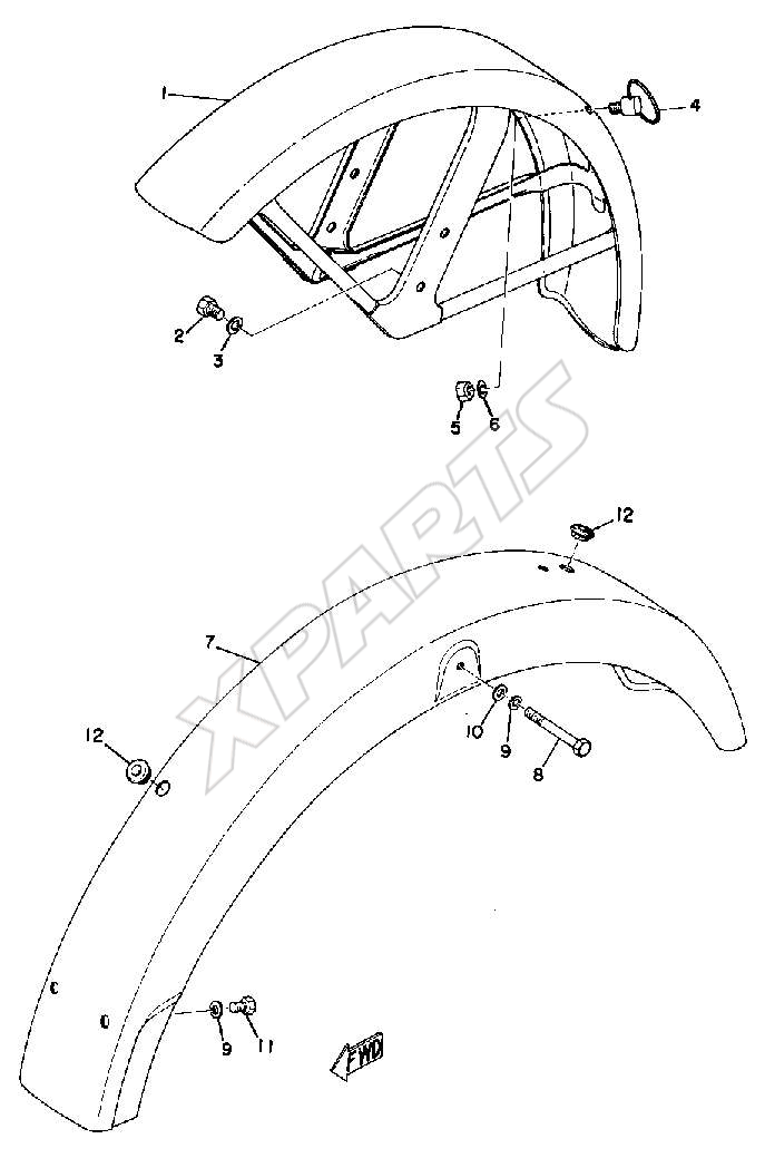 Picture for category FRONT FENDER REAR B ...