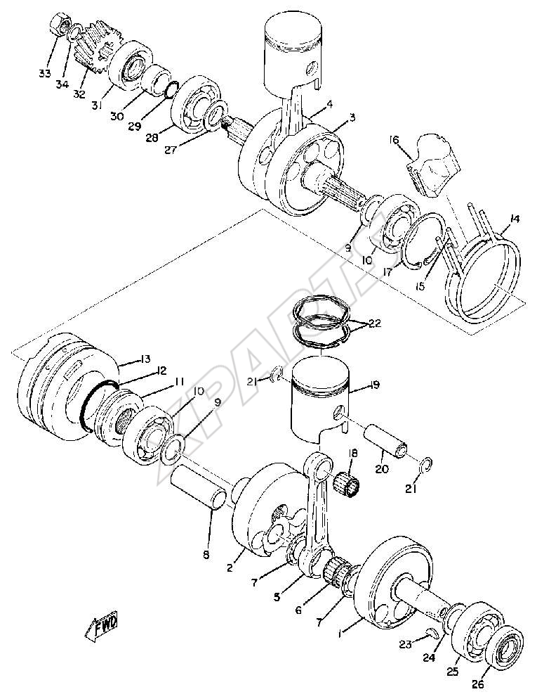 Billede til varegruppe CRANK & PISTON (Y)