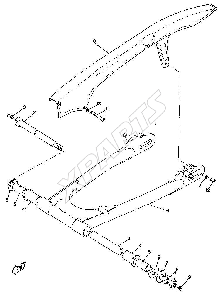Billede til varegruppe REAR SWINGARM AN ...