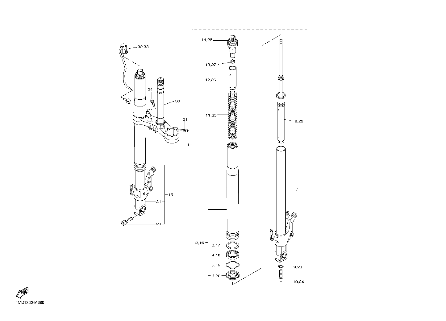 Billede til varegruppe FRONT FORK