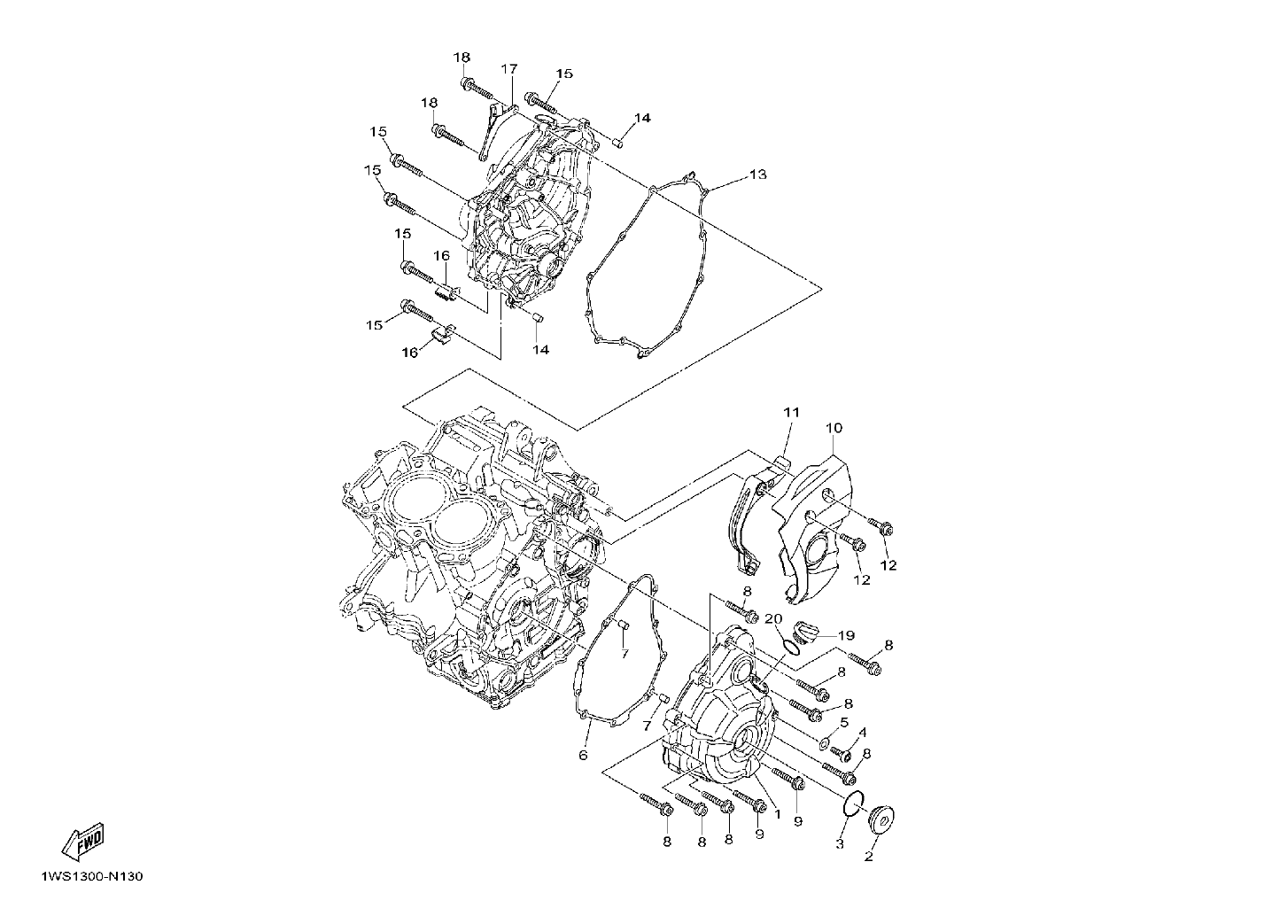 Bild für Kategorie COVER CRANKCASE 1