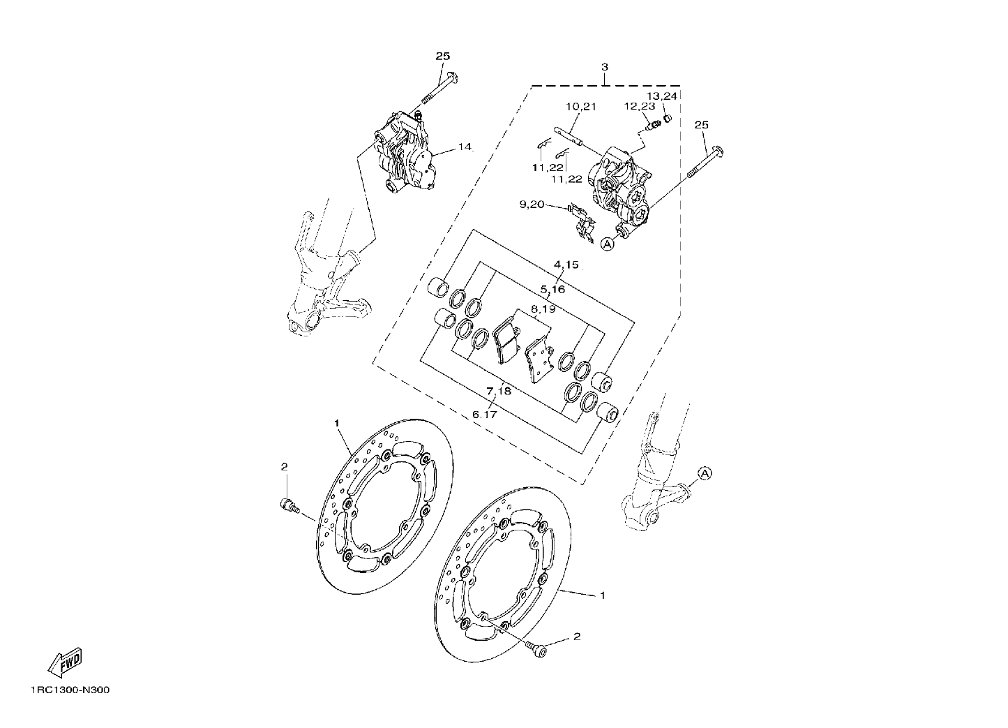 Billede til varegruppe TOMEN FRONT BRAKES