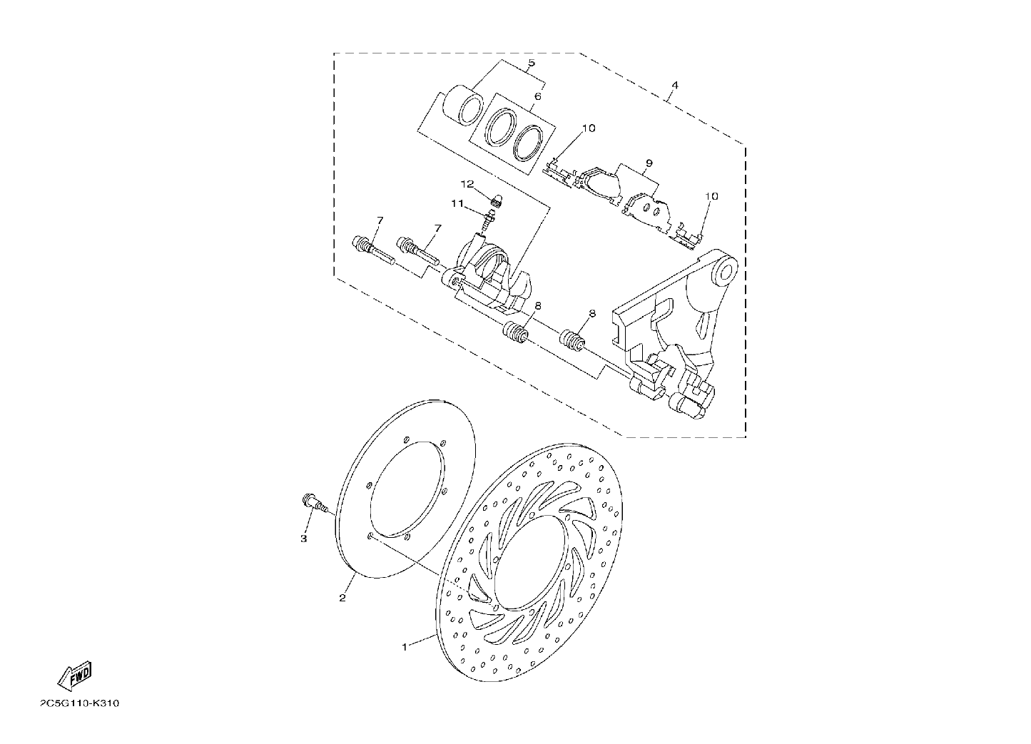 Billede til varegruppe TOMEN REAR BRAKES