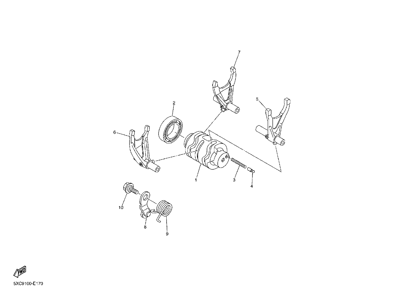 Billede til varegruppe MECHANISM GEAR SELECTION - PROK