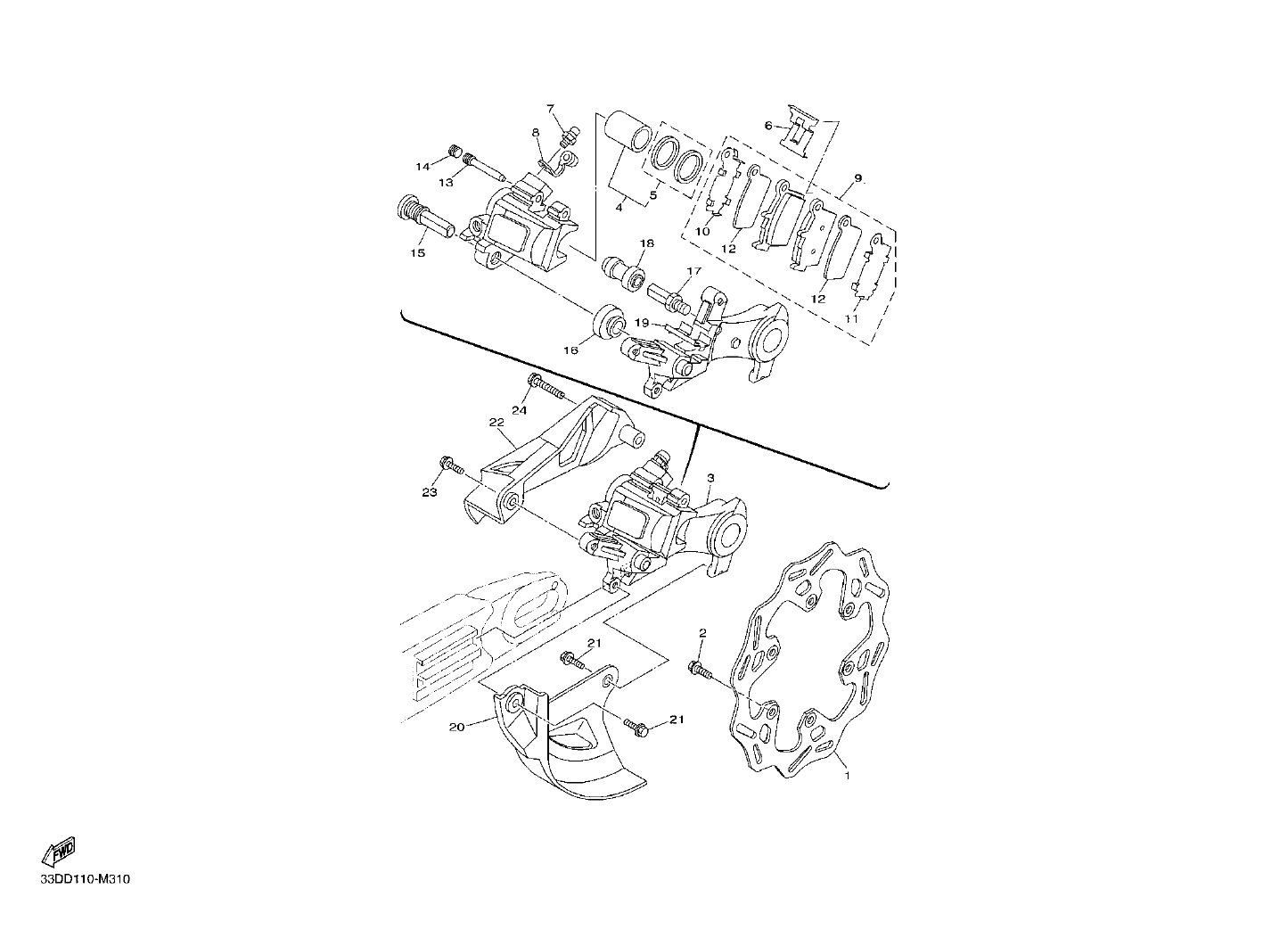 Billede til varegruppe TOMEN REAR BRAKES