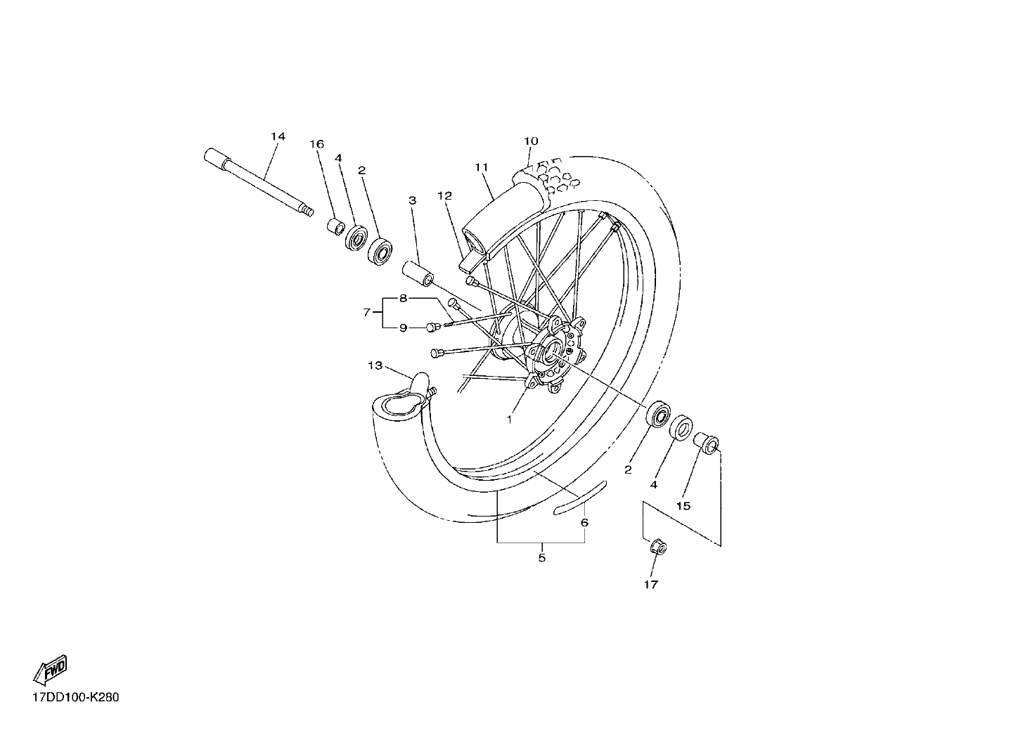Billede til varegruppe FRONT WHEEL