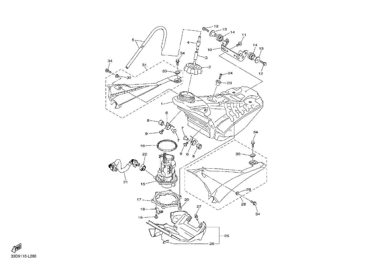 Billede til varegruppe GASOLINE TANK