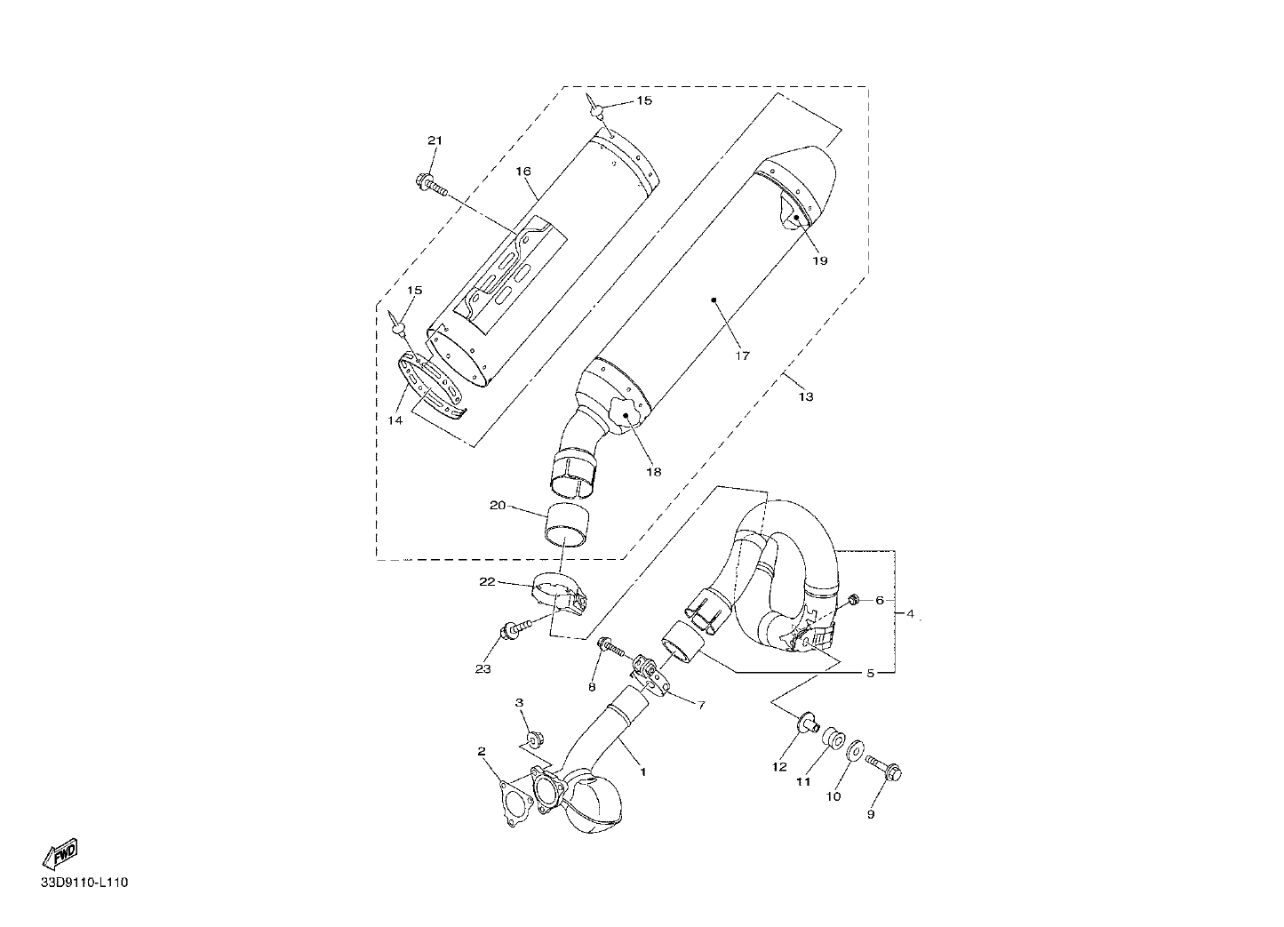 Billede til varegruppe EXHAUST SYSTEM