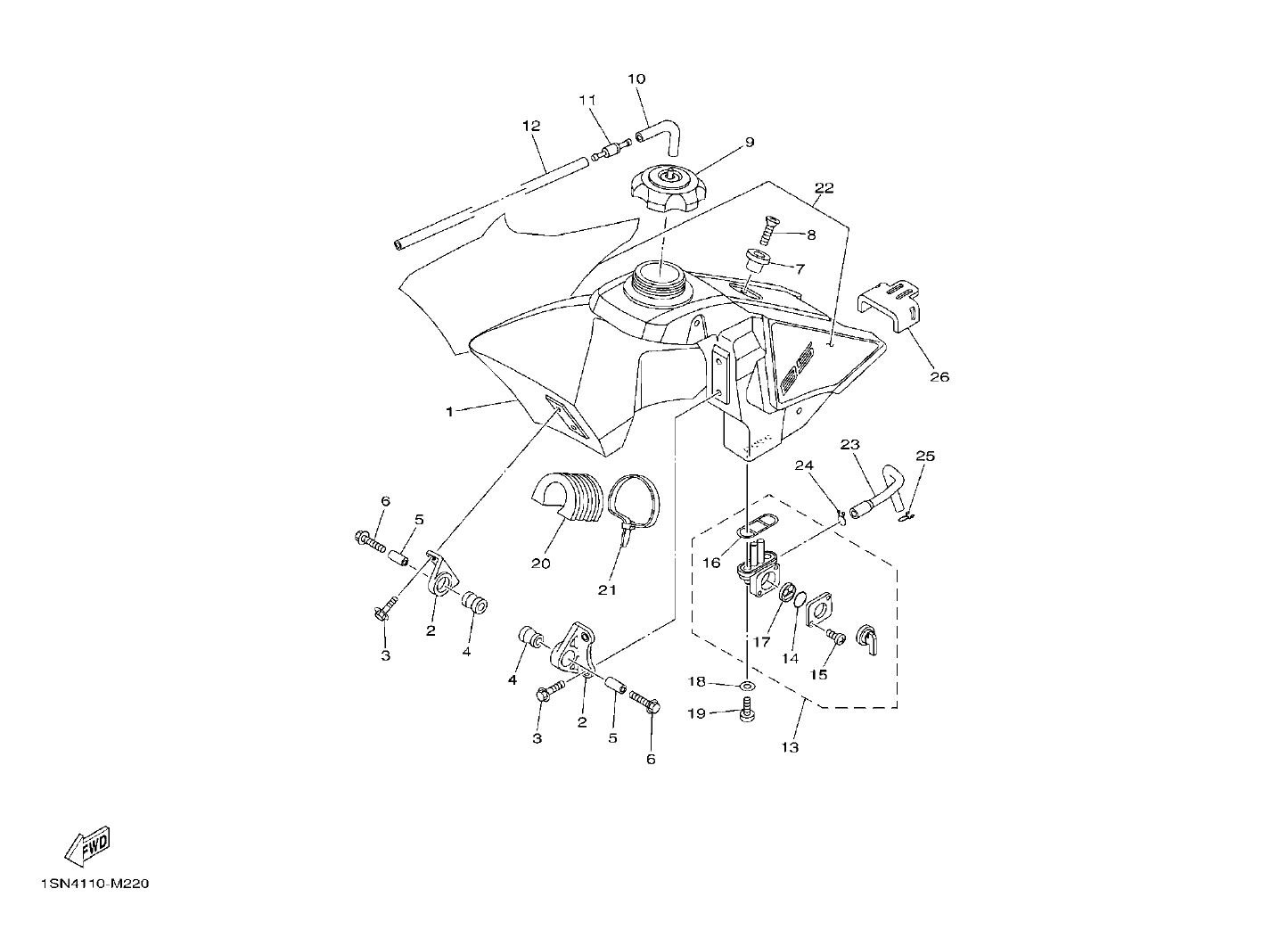 Billede til varegruppe GASOLINE TANK