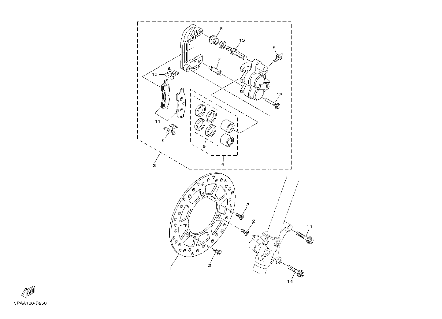 Billede til varegruppe TOMEN FRONT BRAKES