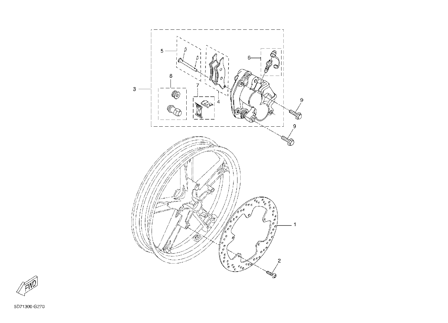 Billede til varegruppe TOMEN FRONT BRAKES