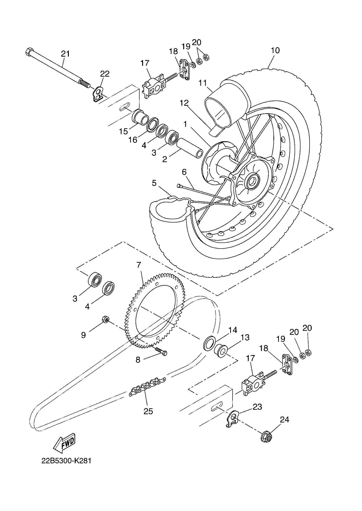 Billede til varegruppe REAR WHEELS