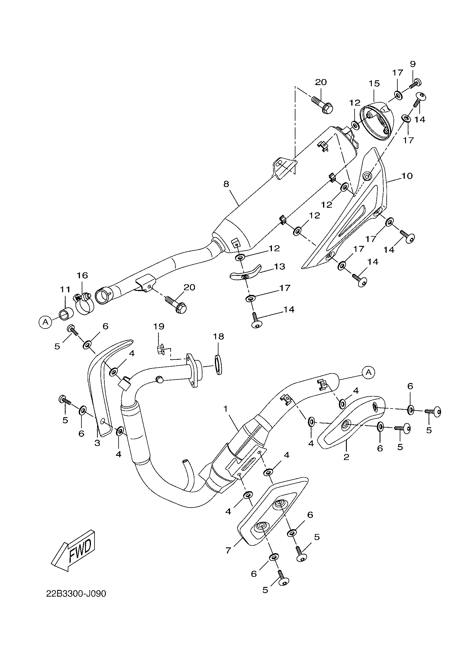 Billede til varegruppe EXHAUST SYSTEM