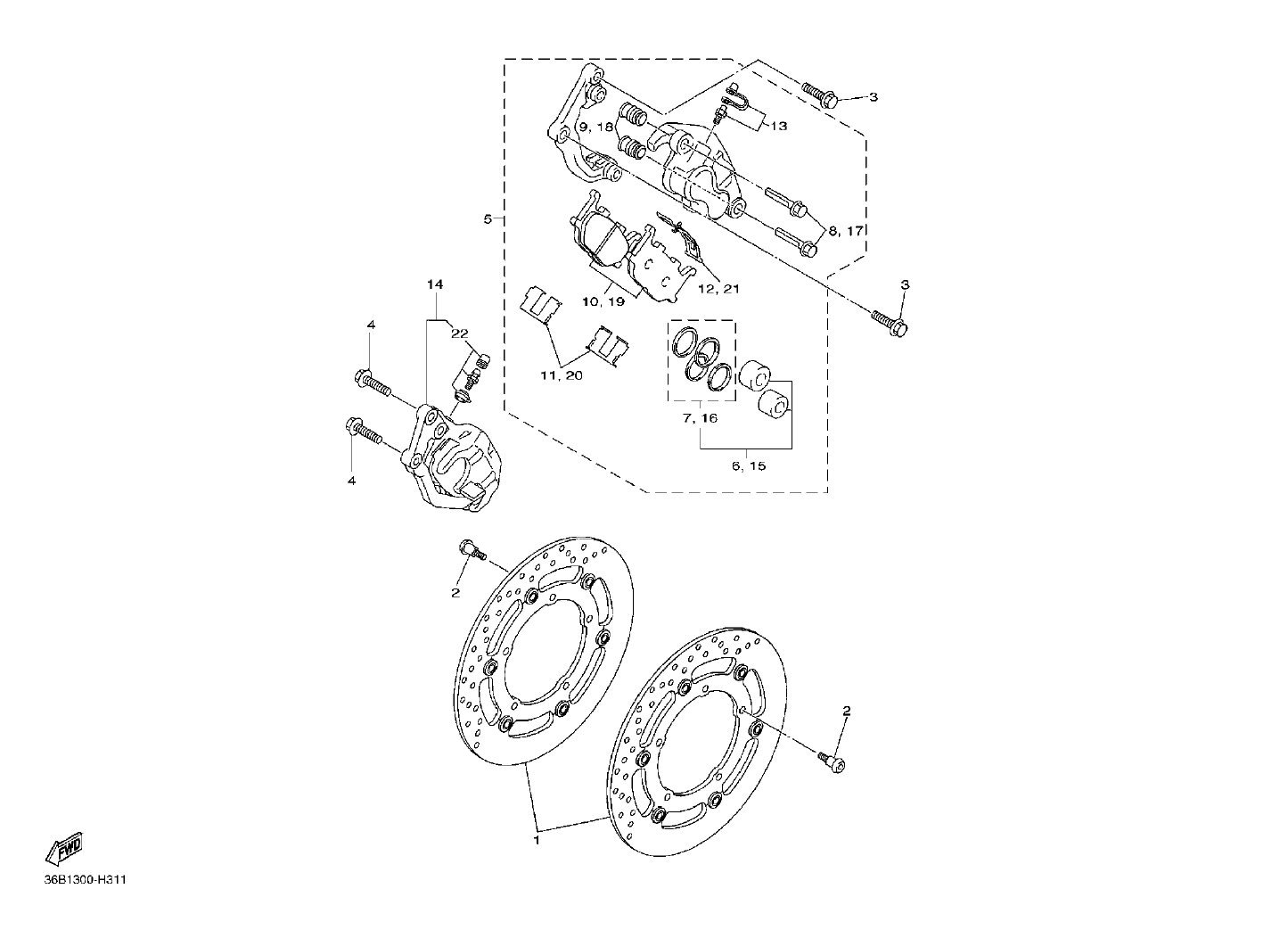 Billede til varegruppe TOMEN FRONT BRAKES