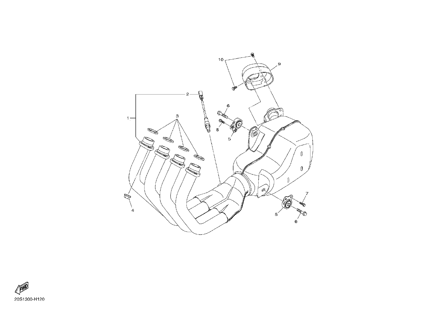Billede til varegruppe EXHAUST SYSTEM