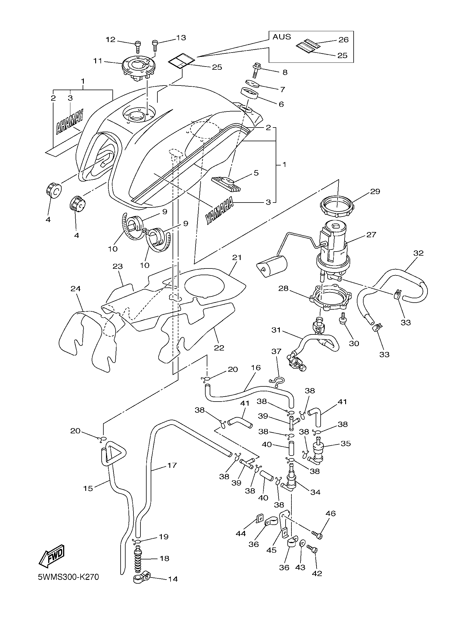 Billede til varegruppe GASOLINE TANK
