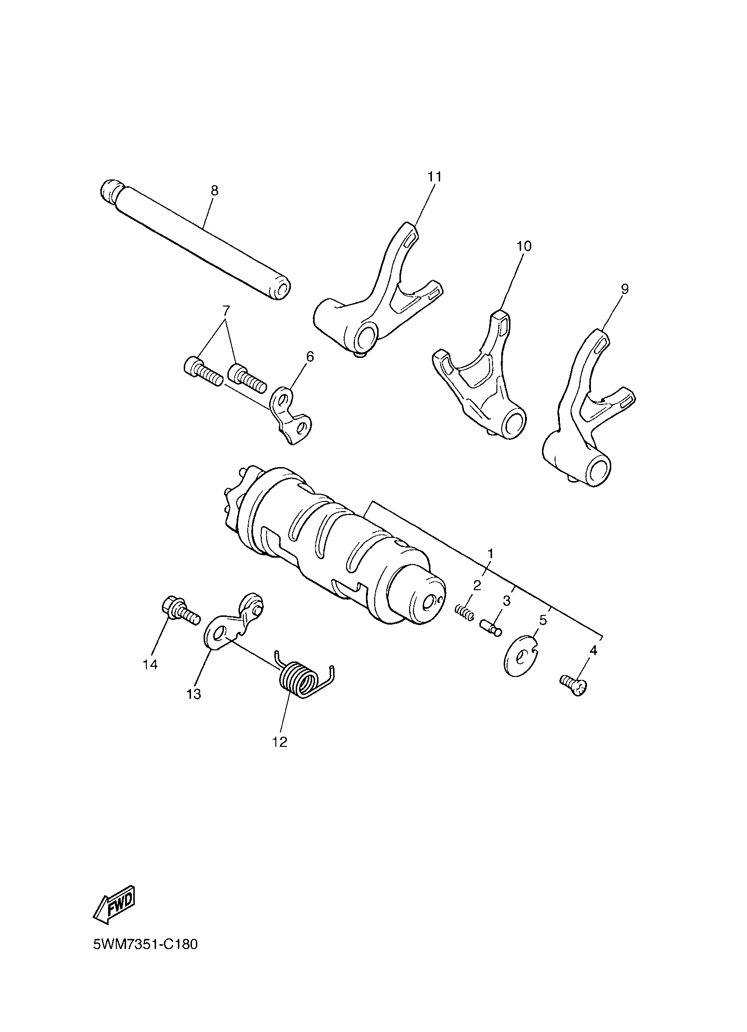 Billede til varegruppe MECHANISM GEARSHIFT