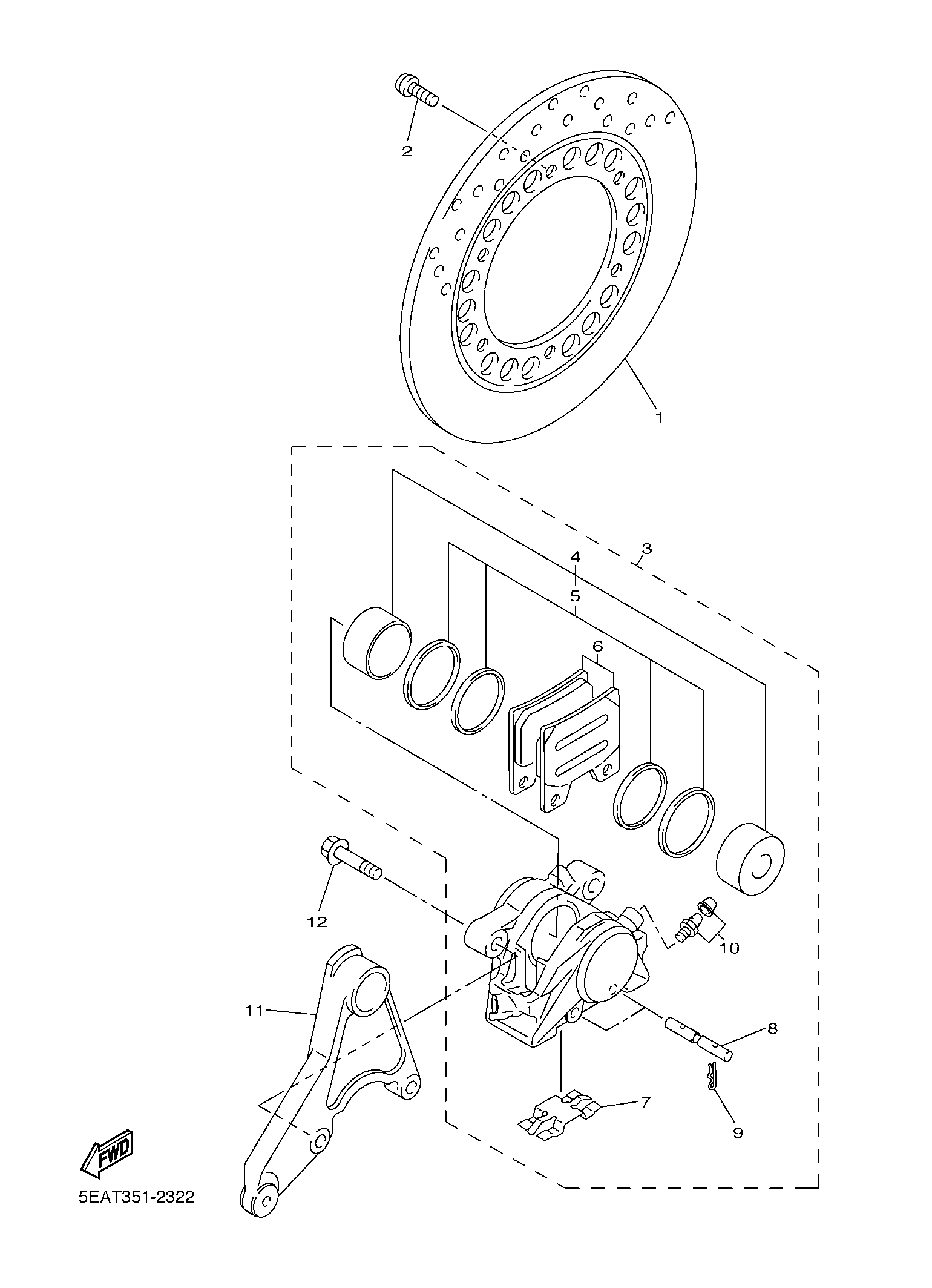 Billede til varegruppe TOMEN REAR BRAKES