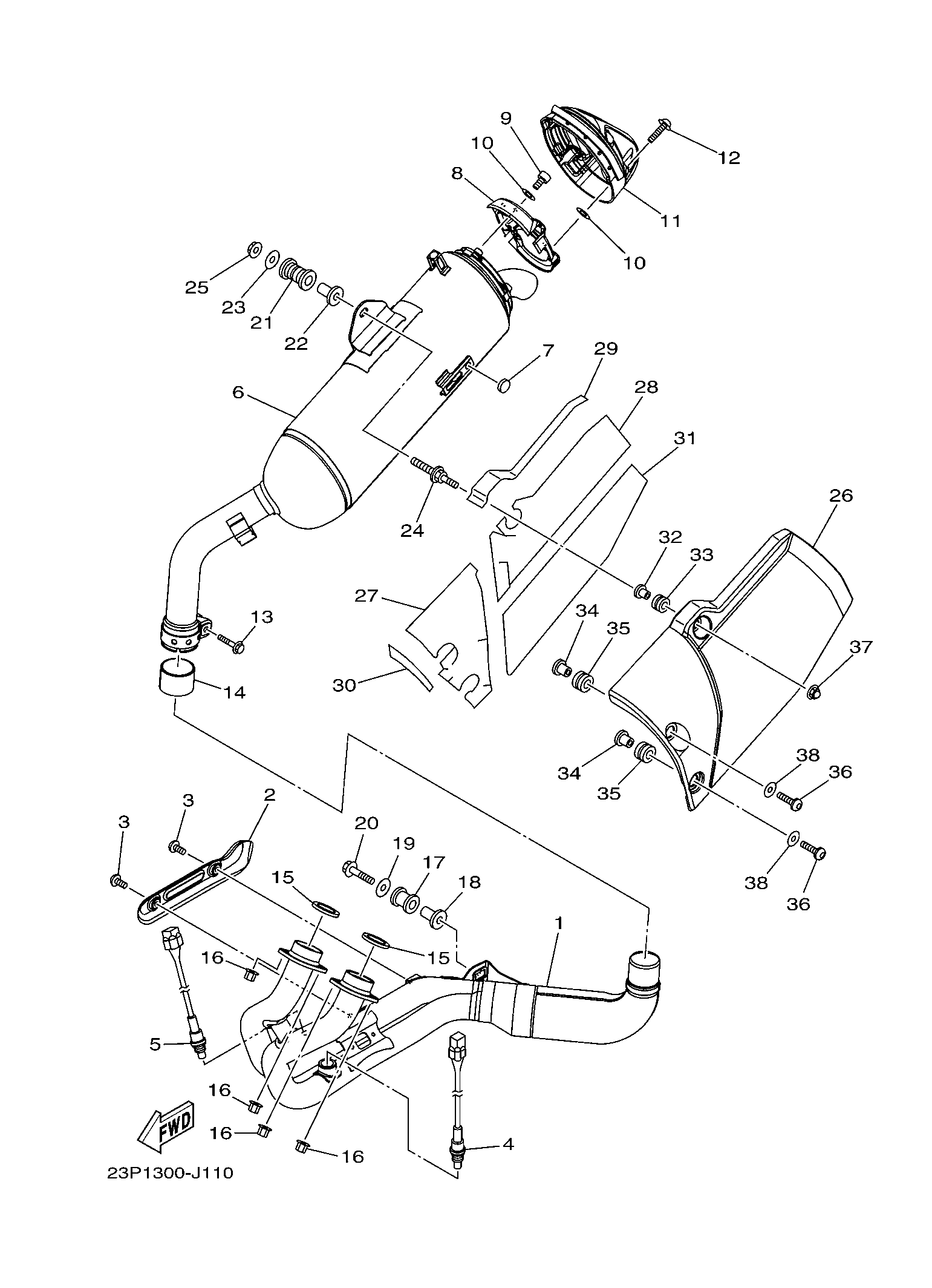Billede til varegruppe EXHAUST SYSTEM