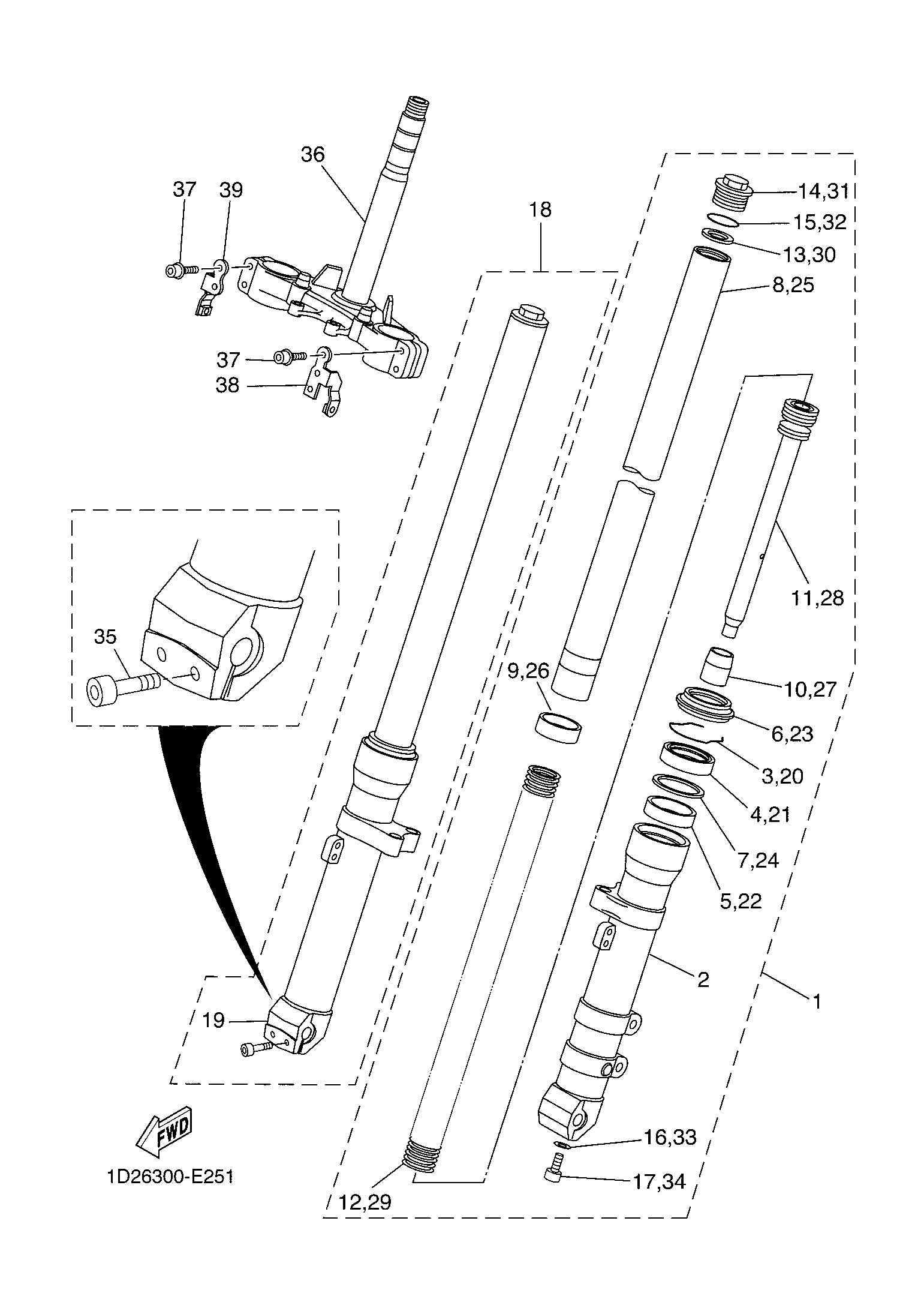 Picture for category FRONT FORK